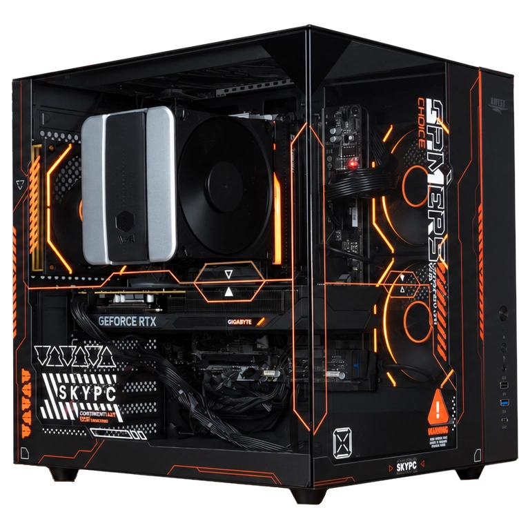 tactical orange - lancer-1 سیستم گیمینگ اسکای میراکل - تصویر 1