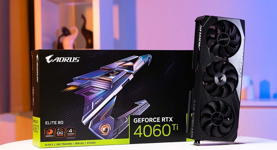 کارت گرافیک گیگابایت AORUS 4060TI ELITE 8GB 