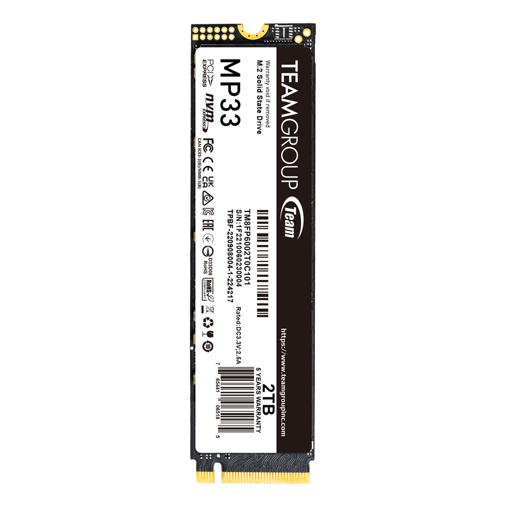 1 (1) MP33 M.2 PCIe 2TB