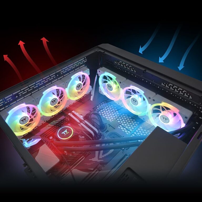 فن 3 در 1 thermaltake swafan ex12 white argb 3 in 1
