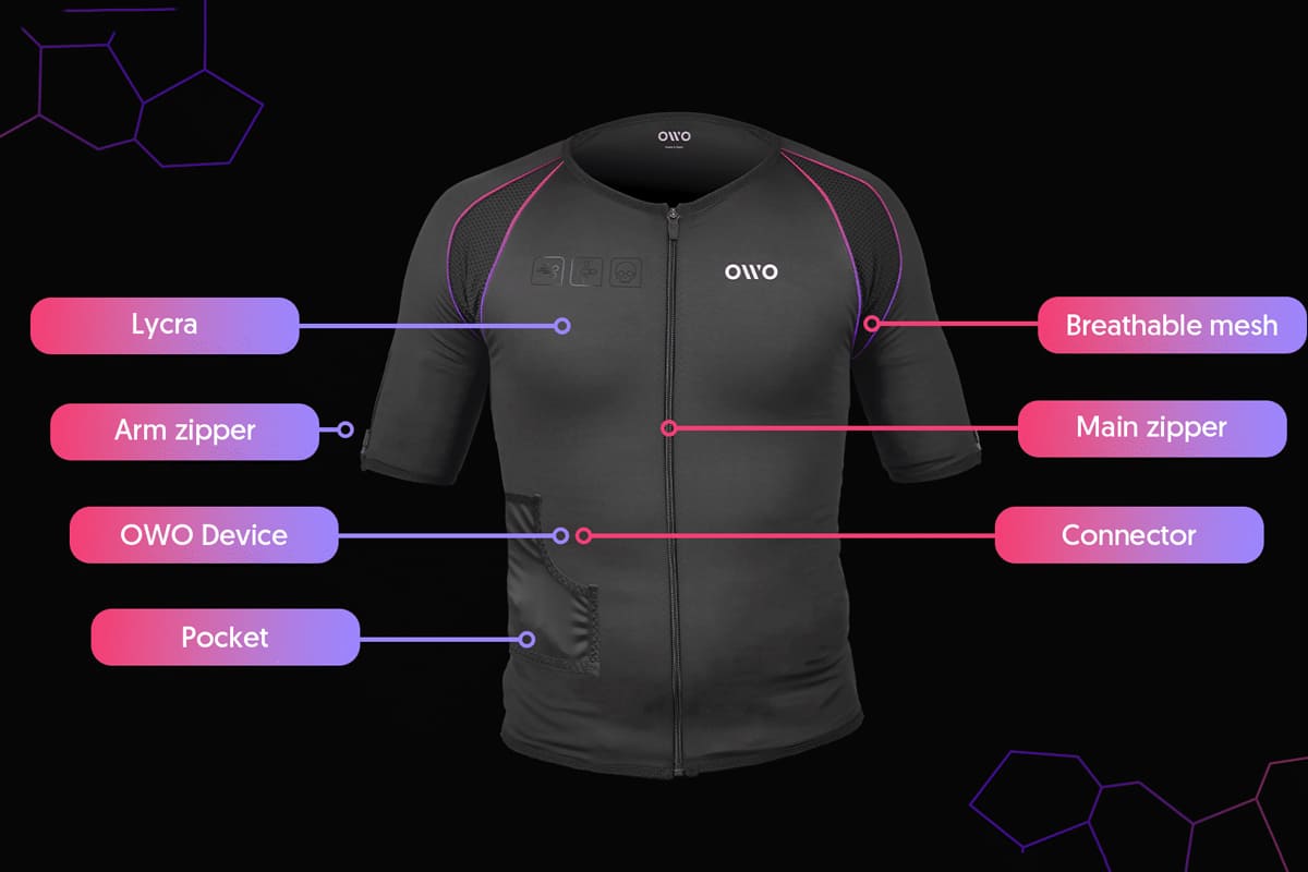 لباس گیمینگ haptic owo