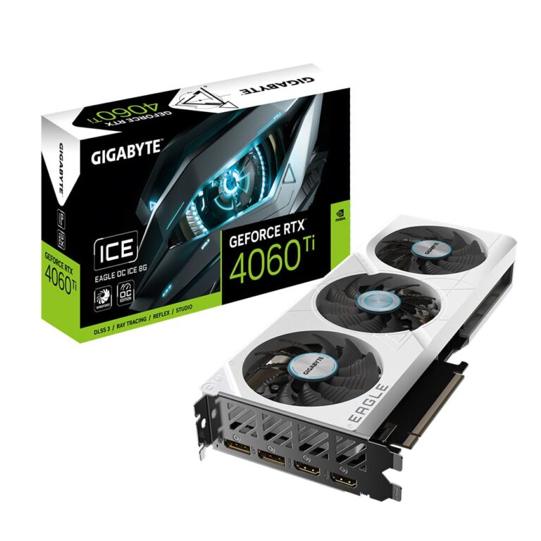 کارت گرافیک گیگابایت RTX 4060TI EAGLE OC ICE 8G