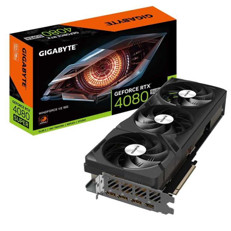 کارت گرافیک گیگابایت rtx 4080 super windforce v2 16gb