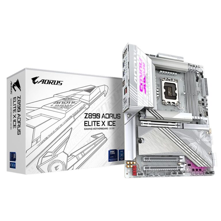 مادربرد آئورس z890 aorus elite x ice