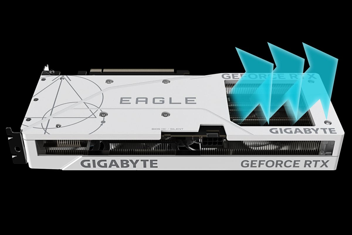 کارت گرافیک گیگابایت RTX 4060TI EAGLE OC ICE 8G
