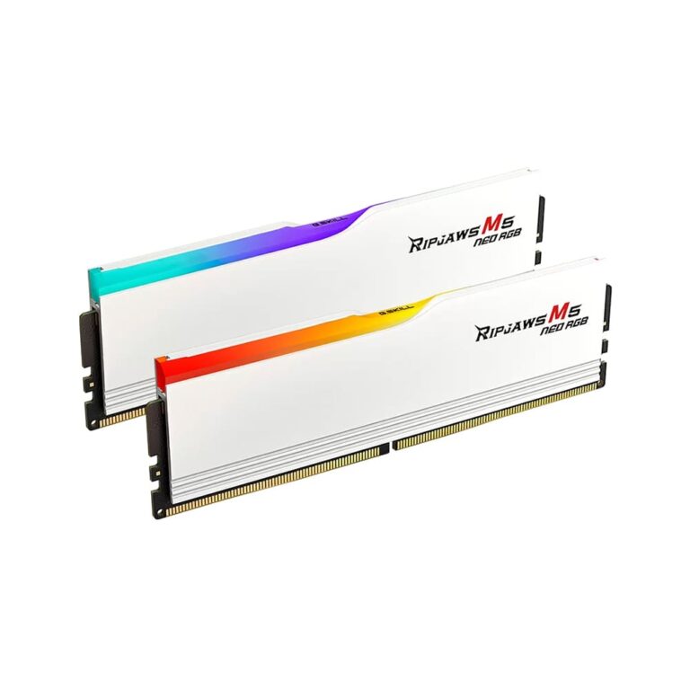 رم جی اسکیل 32gb DDR5 6000 Ripjaws M5 Neo RGB WHITE CL36