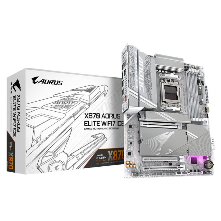 مادربرد آئورس x870 aorus elite wifi7 ice