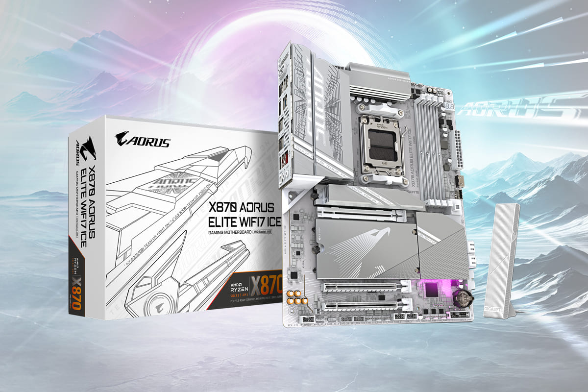 مادریرد آئورس x870 aorus elite wifi7 ice