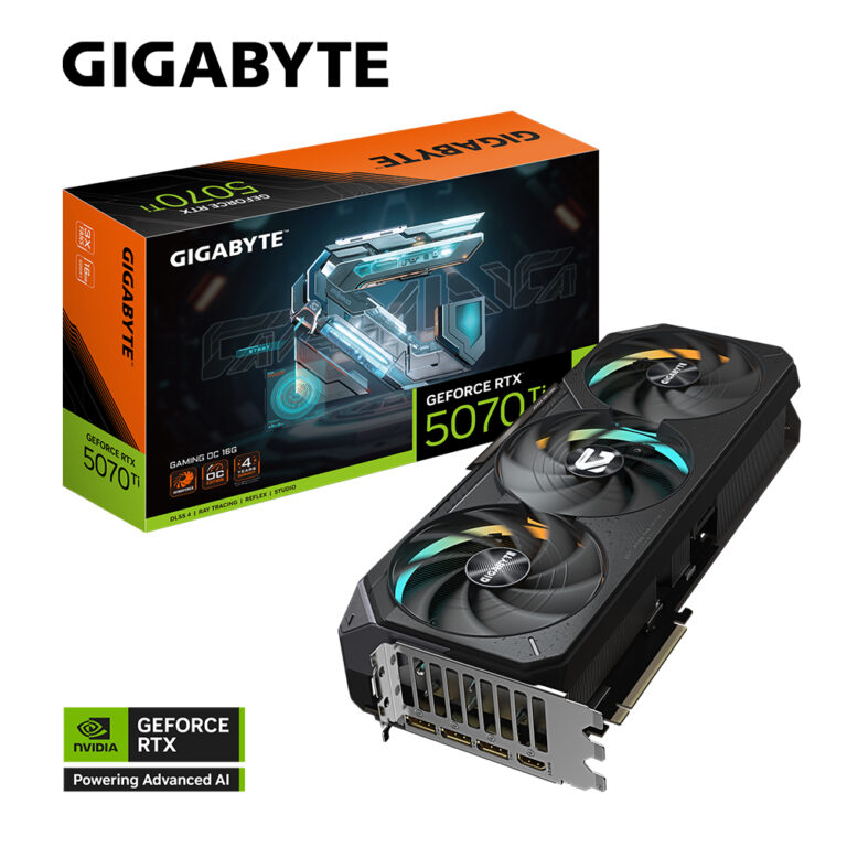کارت گرافیک گیگابایت RTX 5070Ti GAMING OC 16G