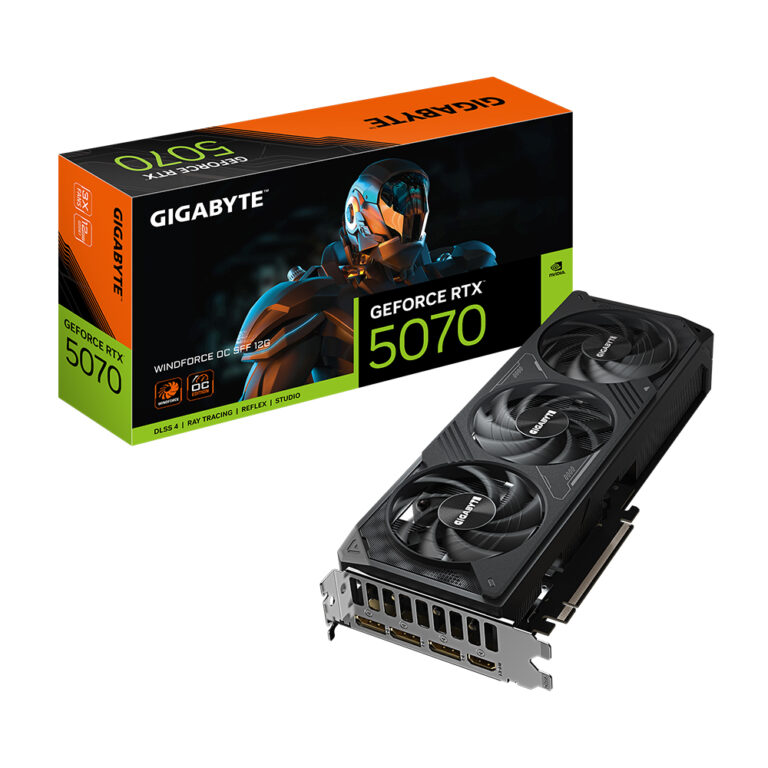 کارت گرافیک گیگابایت RTX 5070 WINDFORCE OC SFF 12G