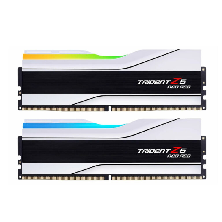 رم DDR5 جی اسکیل Trident Z5 NEO RGB 32GB CL34 سفید با فرکانس 7200MHz و پشتیبانی از AMD EXPO