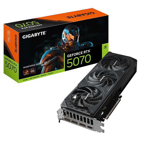 کارت گرافیک گیگابایت RTX 5070 WINDFORCE OC SFF 12G
