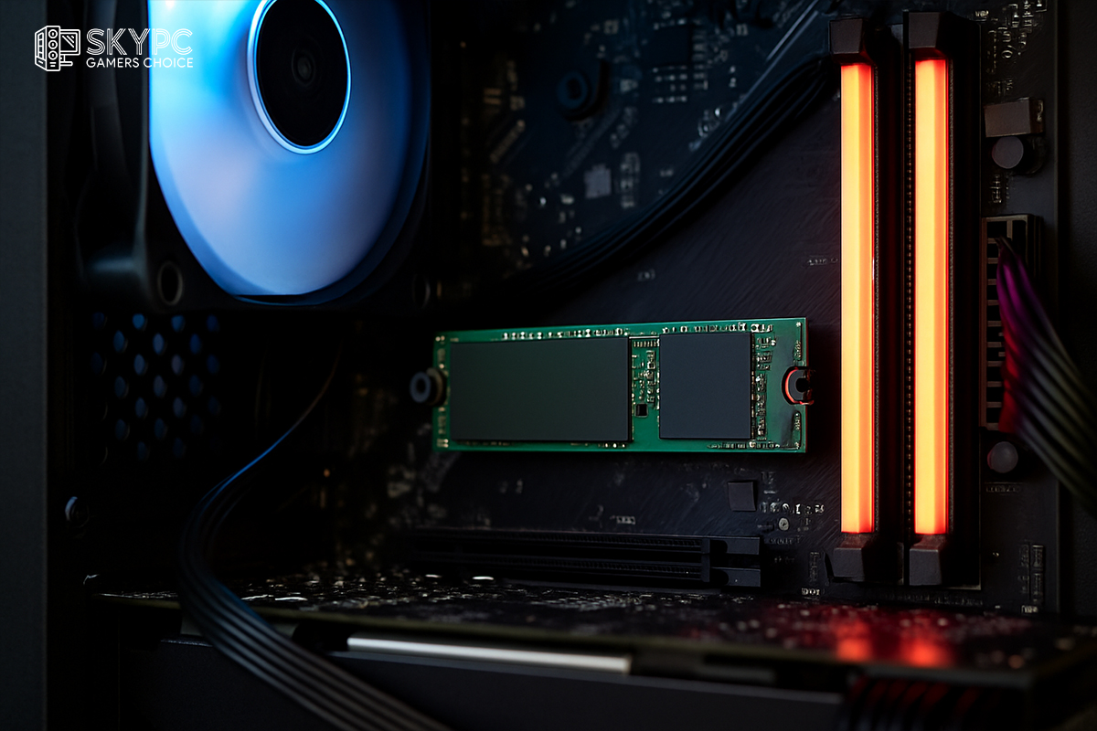 SSD پرسرعت برای اجرای سریع بازی‌ها داخل کیس گیمینگ