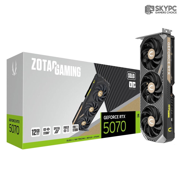 کارت گرافیک ZOTAC RTX 5070 SOLID OC 12GB