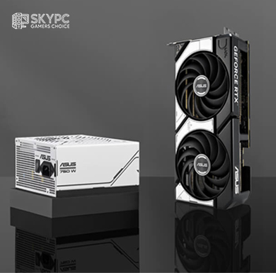 نمای جانبی کارت گرافیک ASUS Dual RTX